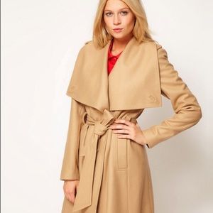 Ted Baker Camel Wrap coat US8